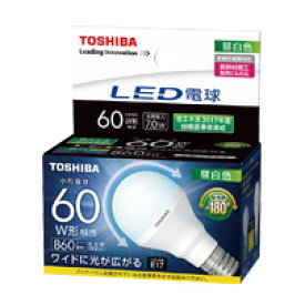 東芝 LDA7N-G-E17/S/60W　単品　　口金E17 昼白色　小形電球60W形相当　 　LED電球　ミニクリプトン形　断熱材施工器具対応　広配光タイプ　[LDA7NGE17S60W]