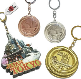 東京 オリンピック 記念 グッズ 応援 メダル オマージュ キーホルダー TOKYO Medal Key Ring (4個セット)