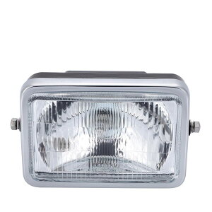 角目 ヘッドライト ガラスレンズ HONDA ホンダ バイク AX100 TZR125 RZ125 CB125T FTR250 FT40 FT500 等 汎用 社外品 カスタム ドレスアップパーツ