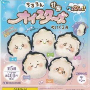 PeanutsClub うるるん オイスターズ 牡蠣 べぃびー ぬいぐるみ × 全5種セット フルコンプ ガチャガチャ カプセルトイ