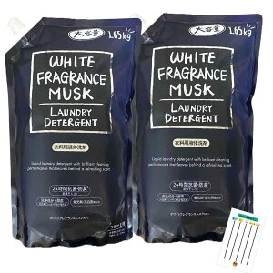 ~cGC zCgtOXXN WHITE FRAGRANCE MUSK t̐ 1.65kg + _ 2000ml ߂p +Chabel