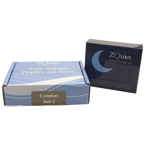 ズィークヮィェット ZQuiet 米国製 サイズ2 保管ケース付 顎 前方移動6mm いびき マウスピース いびき対策用品 いびきグッズ いびき軽減 いびき サポーター(2)