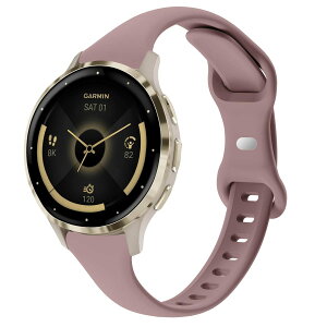 TUCOMO �X�����V���R���r���v�o���h Garmin Venu 3S / Vivoactive 4S / Venu 2S / Vivomove 3S�ɑΉ� 18mm ���^ �\�t�g �i���[ �X�|�[�c �����p���X�g�o���h �X�g���b�v Garmin Fore