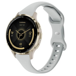 TUCOMO �X�����V���R���r���v�o���h Garmin Venu 3S / Vivoactive 4S / Venu 2S / Vivomove 3S�ɑΉ� 18mm ���^ �\�t�g �i���[ �X�|�[�c �����p���X�g�o���h �X�g���b�v Garmin Fore