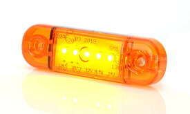 was w97.2 ledマーカーランプ アンバー 12v 24v 兼用 ユーロトラック eマーク付き トラック 用 マーカーランプ led マーカー ランプ ledマーカー トラックマーカー トラック用品 大型トラック トラックパーツ カスタムパーツ 外装 トラックled トラック用 ledランプ