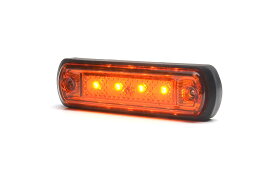 was w189b led サイドマーカーランプ アンバー 12v 24v 兼用 ユーロトラック eマーク付き ledサイドマーカー トラック 用 サイドマーカー ledマーカーランプ ledマーカー マーカーランプ マーカー ランプ トラックマーカー トラックled トラックパーツ 防塵 防水 IP66/68