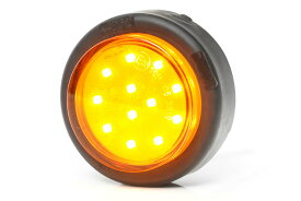 WAS W238 LED ウインカーランプ アンバー 12V 24V 兼用 防水 ledウィンカーランプ ユーロトラック Eマーク付き 高品質 トラック ledウインカー 防水ランプ トラック用品 トラックパーツ カスタムパーツ カスタム 車検対応
