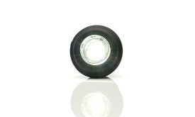 WAS W80 LED サイドマーカーランプ ホワイト 12V 24V 兼用 ユーロトラック Eマーク付き ledサイドマーカー トラック サイドマーカー マーカーランプled 交換 カスタム カスタムパーツ ledマーカー トラックパーツ トラック用品 ボートトレーラー 埋め込み 防水 防塵