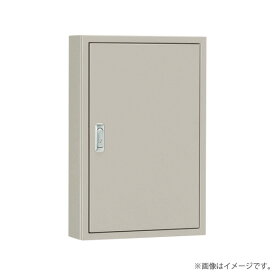 盤用キャビネット 露出形 B12-35 フカサ120mm 木製基板付 ライトベージュ色（B1235）〔代引不可〕