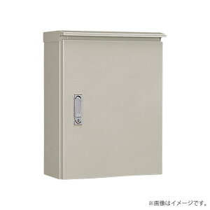 屋外用制御盤キャビネット 屋根付 ORB16-810-1 フカサ160mm 木製基板付 クリーム色(ORB168101)〔代引不可〕