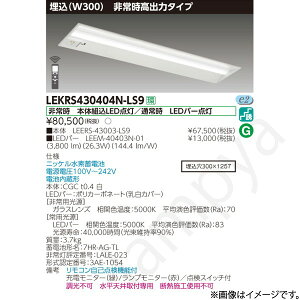 LEKRS430404NLS9�iLEERS-43003-LS9+LEEM-40403N-01�jLEKRS430404N-LS9 LED��퓔 ���p�Ɩ���� �Z�b�g ���Ń��C�e�b�N