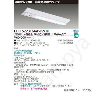 LEKTS223164WLS9�iLEETS-22302-LS9+LEEM-20163W-01�jLEKTS223164W-LS9 LED��퓔 ���p�Ɩ���� �Z�b�g ���Ń��C�e�b�N