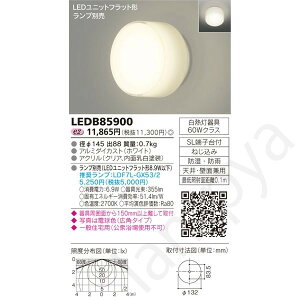 LED�u���P�b�g ���O�p LED���j�b�g�t���b�g�` LEDB85900 ���Ń��C�e�b�N