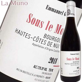 エマニュエル・ジブロ オート コート ド ニュイ ルージュ スー ル モン 2018年 白ワイン 750ml フランス/ブルゴーニュ ビオ ナチュラルワインHautes-Cotes de Nuits Rouge Sous Le Mont