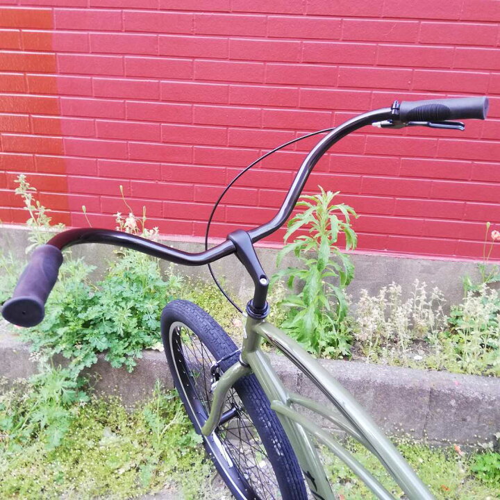 楽天市場】自転車 通販 ELECTRA CRUISER-1 オリーブ エレクトラ ビーチ 
