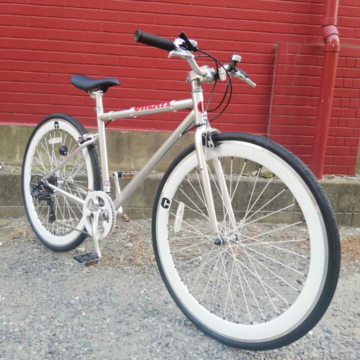 楽天市場】おしゃれ 自転車 通勤 通学 メンズ レディース ピスト 700C  