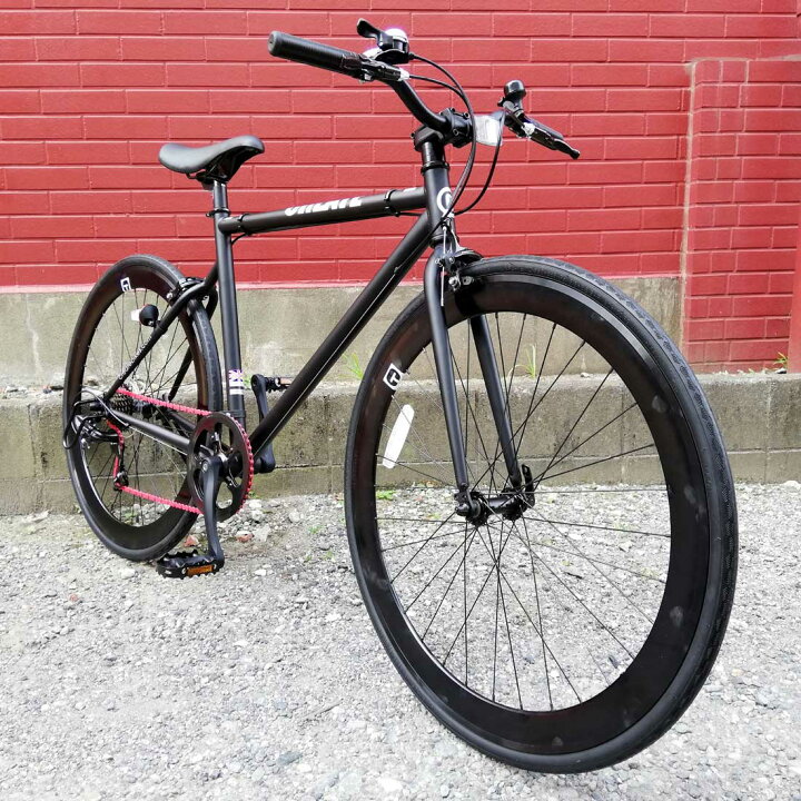 楽天市場】おしゃれ 自転車 通勤 通学 メンズ レディース ピスト 700C  