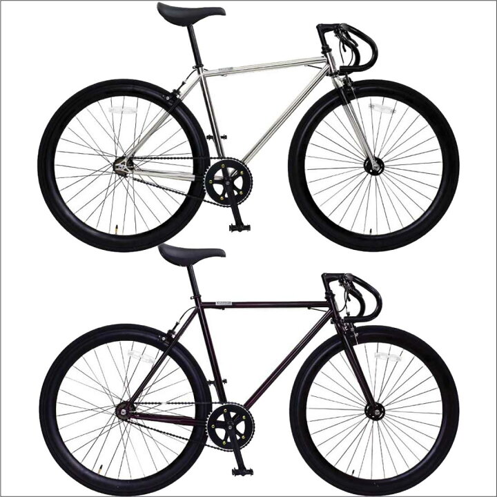 楽天市場 おしゃれ 自転車 通勤 通学 メンズ レディース ピスト 700c シングルスピード ディープリム クロスバイク ロードバイク 自転車 Osso R100 Cr オッソ メンズ レディース Lanai Makai