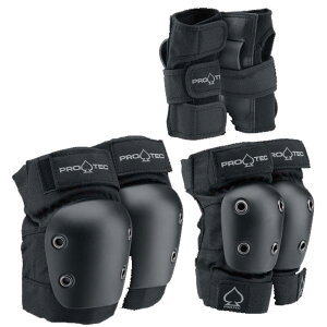 PRO-TEC STREET GEAR JR PAD 3pack WjApveN^[Zbg ] XP[g EB^[X|[c Y fB[X WjA