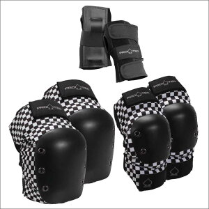PRO-TEC STREET GEAR JR PAD 3pack CHECKER WjApveN^[Zbg ] XP[g EB^[X|[c Y fB[X WjA