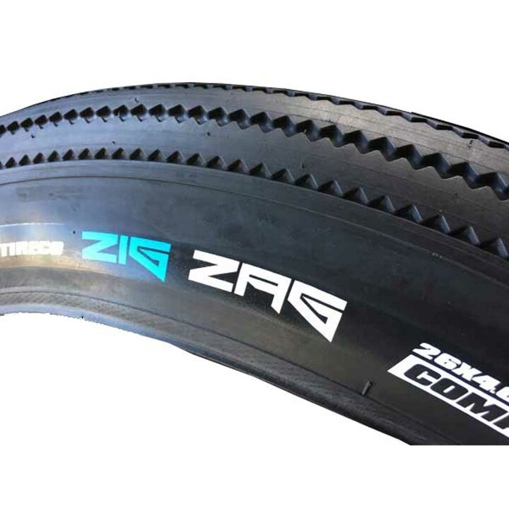 楽天市場】自転車 タイヤ VEE TIRE ZIG-ZAG 26×4.0 ワイヤービート 