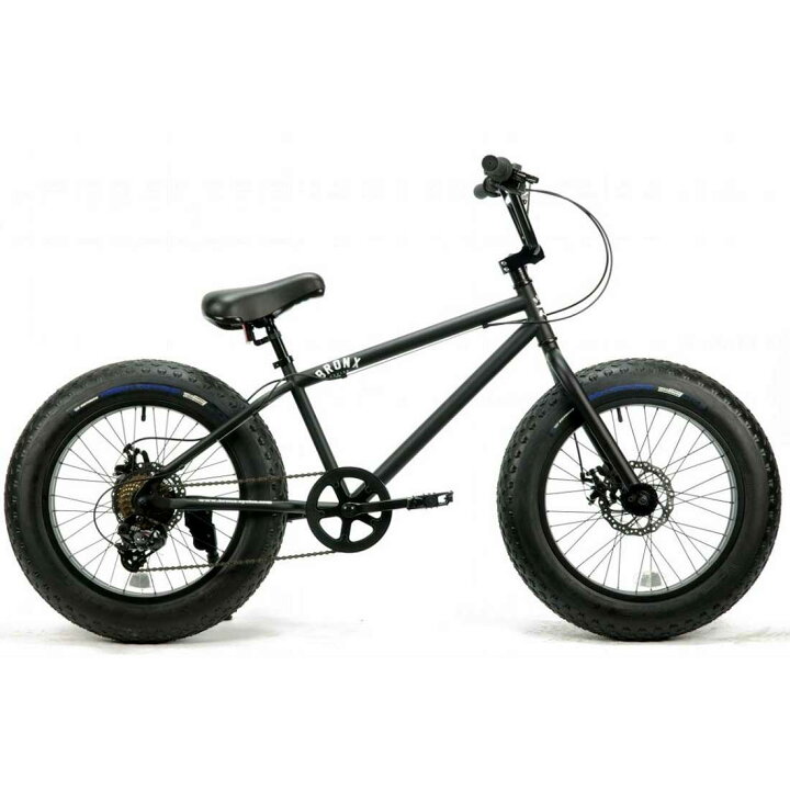 楽天市場】 自転車 BRONX 20BRONX-DD マットブラック×ブラックリム  