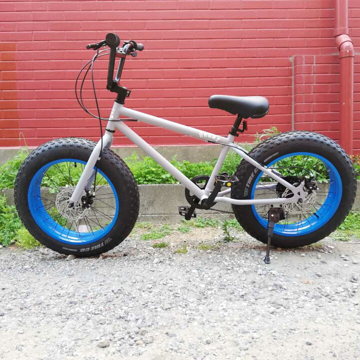 楽天市場】 自転車 BRONX 20BRONX-DD マットグレー×ブルーリム  