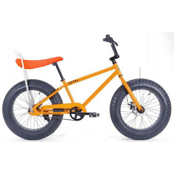 楽天市場】自転車 BRONX 20BRONX CUSTOM オレンジ×ブラックリム 