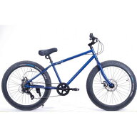 自転車 通販 BRONX 24BRONX-DD マットネイビー×ホワイトリム ブロンクス 24インチ 7段変速 レインボー …