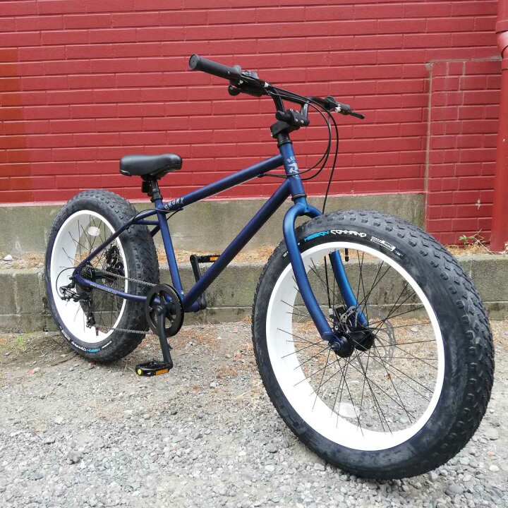 楽天市場】自転車 通販 BRONX 24BRONX-DD マットネイビー×ホワイトリム 