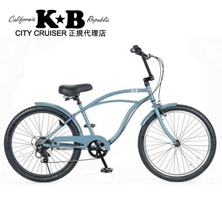 楽天市場】自転車 KB 24KB-6D バトルシップグレー 24インチ シティー 