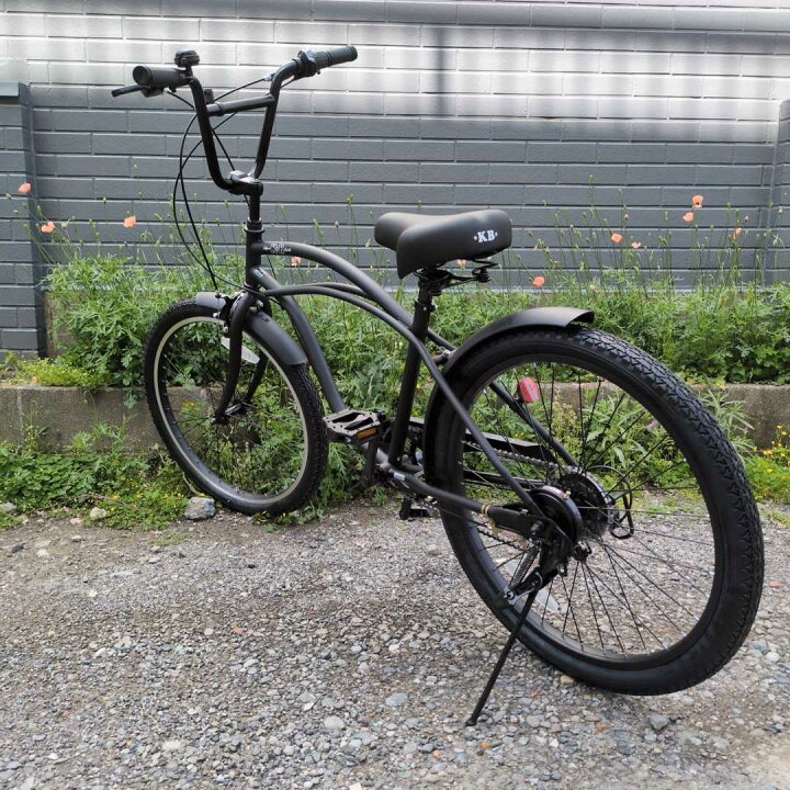 楽天市場】自転車 通販 KB 24KB-6D マットブラック 6段変速 24インチ 