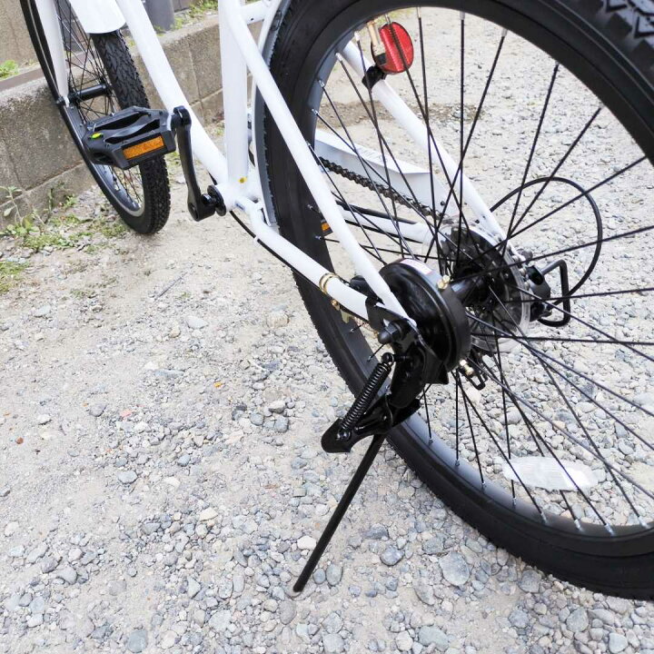 楽天市場】自転車 通販 KB 24KB-6D ホワイト 6段変速 24インチ 