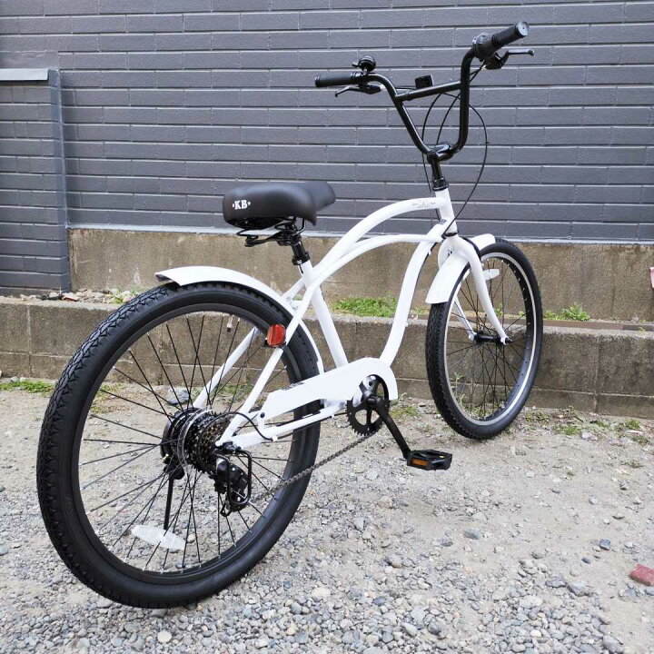 楽天市場】自転車 通販 KB 24KB-6D ホワイト 6段変速 24インチ 