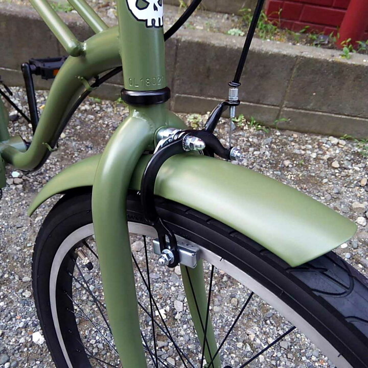 楽天市場】自転車 通販 KB 24KB-1SP カーキ 24インチ レインボー 