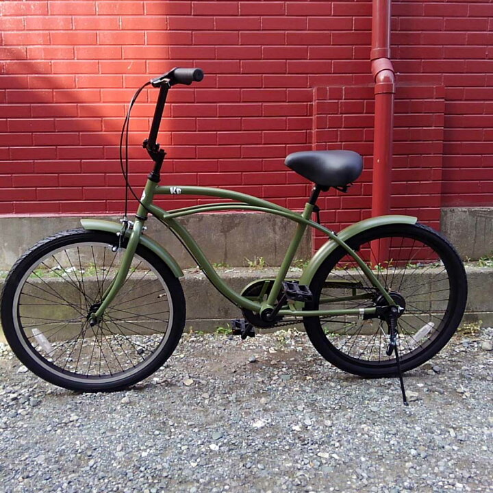 楽天市場】自転車 通販 KB 24KB-1SP カーキ 24インチ レインボー 