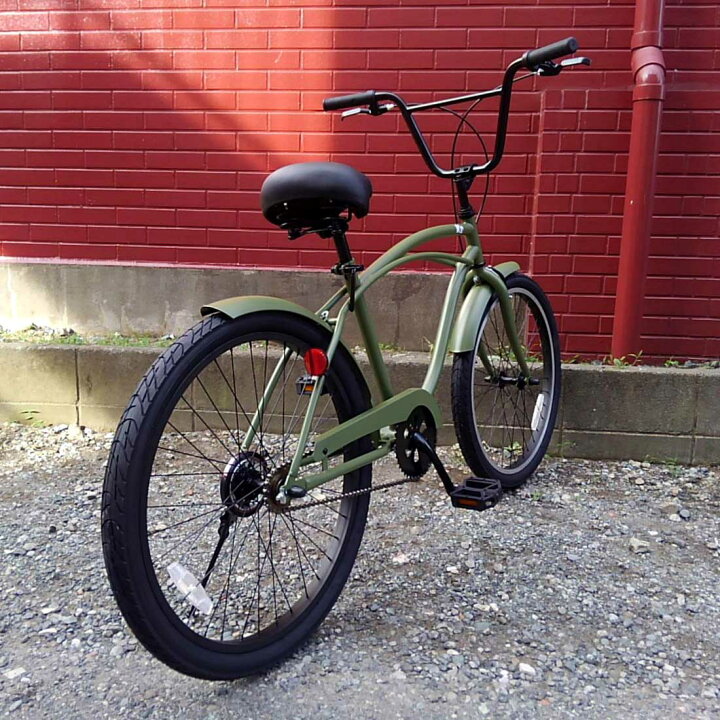 楽天市場】自転車 通販 KB 24KB-1SP カーキ 24インチ レインボー 