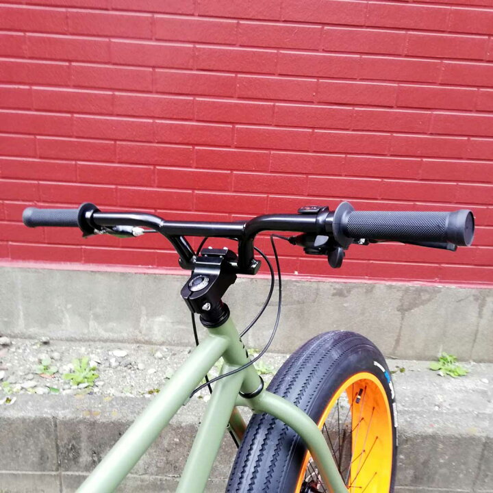 楽天市場】自転車 通販 BRONX 26BRONX-DD アーミーグリーン×オレンジ 
