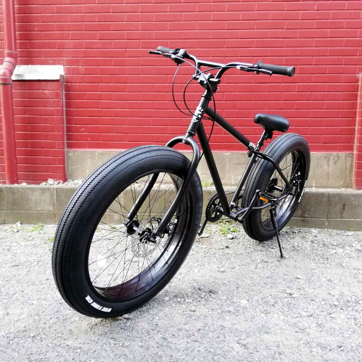 楽天市場】自転車 BRONX 26BRONX-DD マットブラック×ブラックリム  