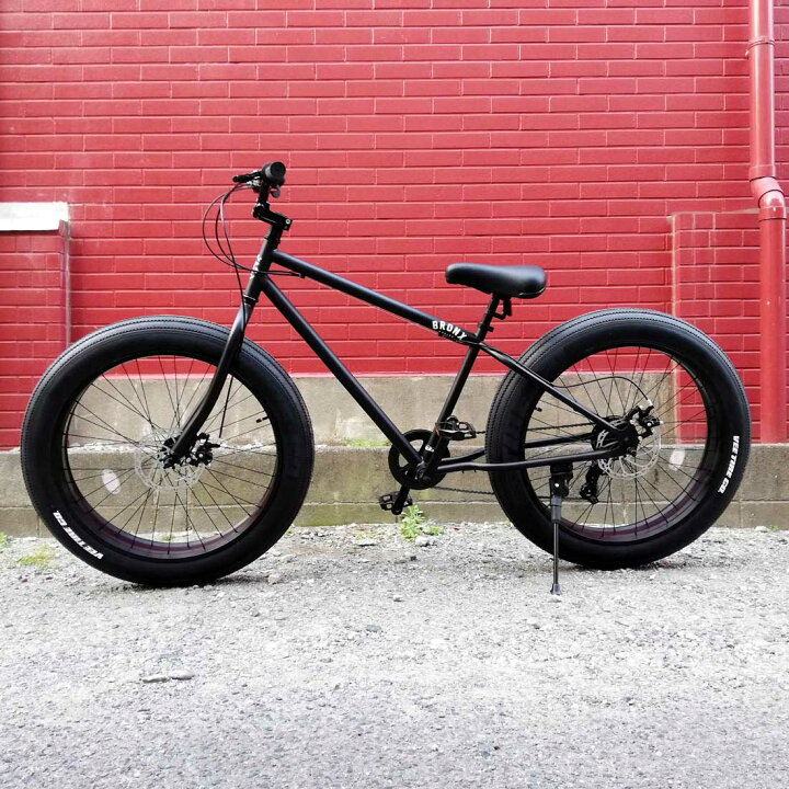楽天市場】自転車 BRONX 26BRONX-DD マットブラック×ブラックリム 