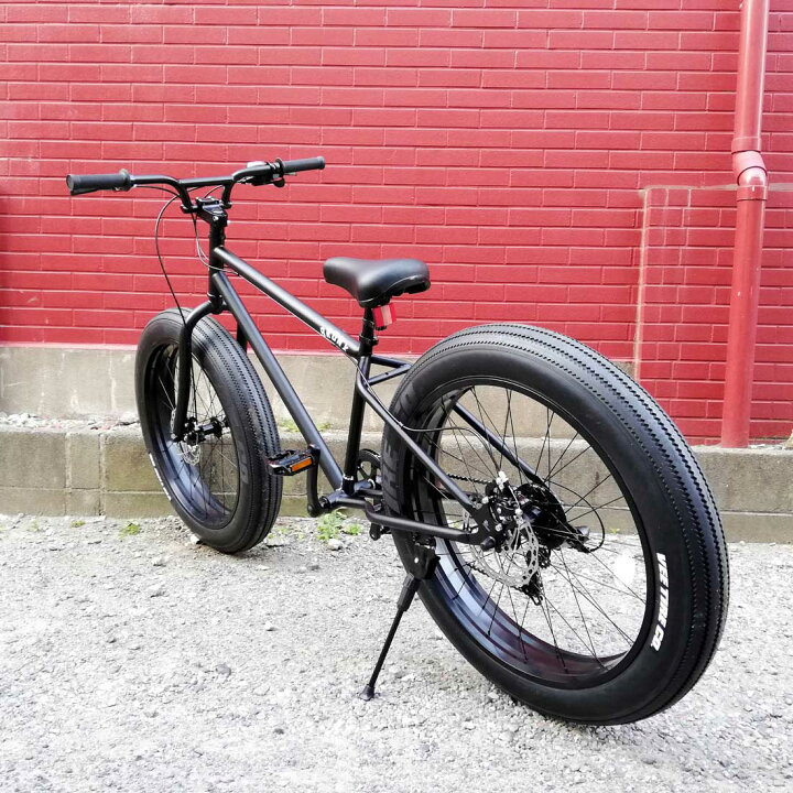 楽天市場】自転車 BRONX 26BRONX-DD マットブラック×ブラックリム 
