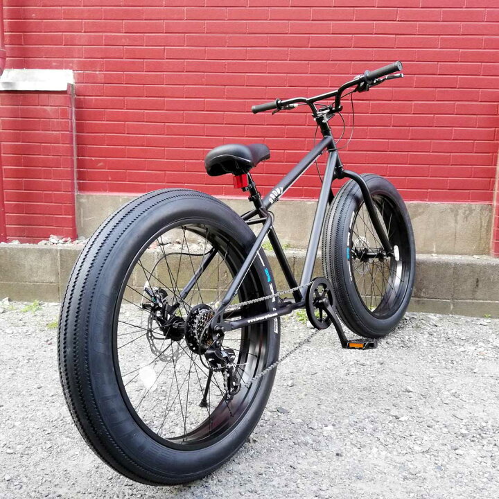 楽天市場】自転車 BRONX 26BRONX-DD マットブラック×ブラックリム 