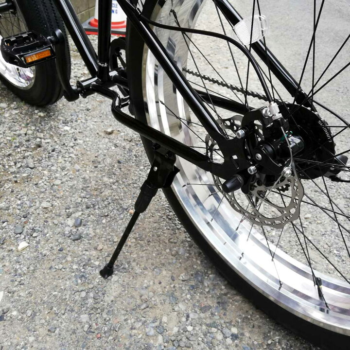楽天市場】自転車 BRONX 26BRONX-DD グロスブラック×ポリッシュリム 