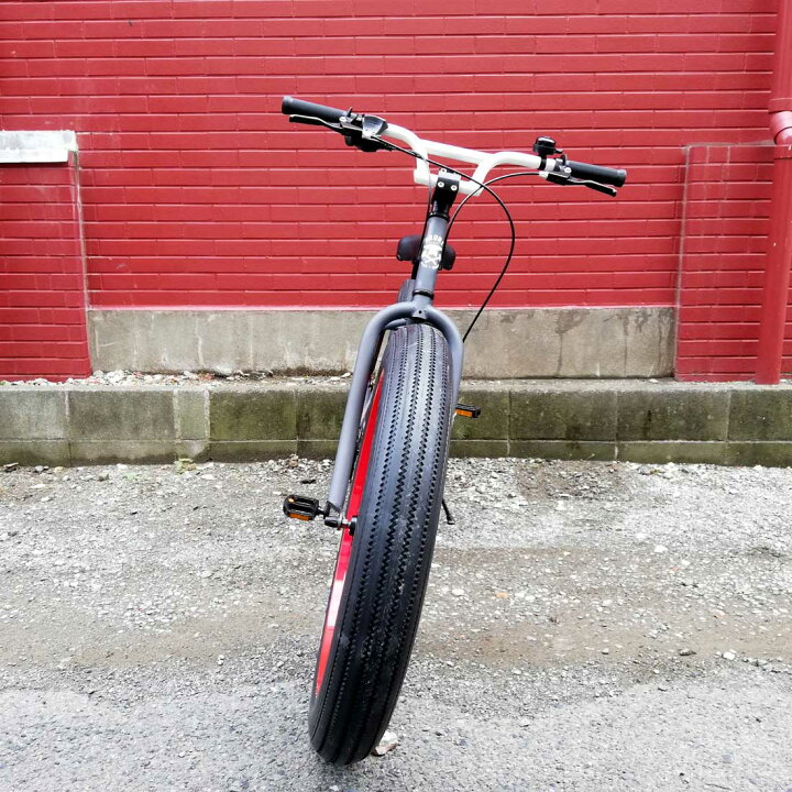 楽天市場】自転車 BRONX 26BRONX-DD マットグレー×レッドリム  