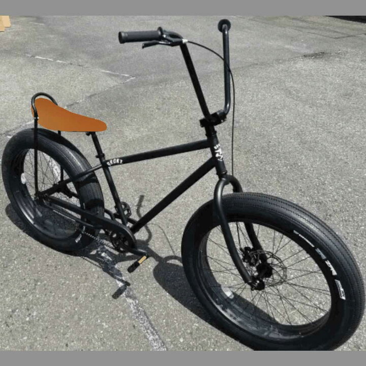 楽天市場】自転車 BRONX 26BRONX-CUSTOM マットブラック×ブラックリム  
