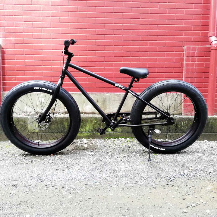 楽天市場】自転車 BRONX 26BRONX-4.0 マットブラック×ブラックリム  