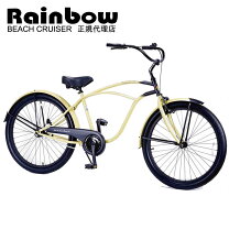 楽天市場】ビーチクルーザー（カラーベージュ）（自転車・サイクリング 