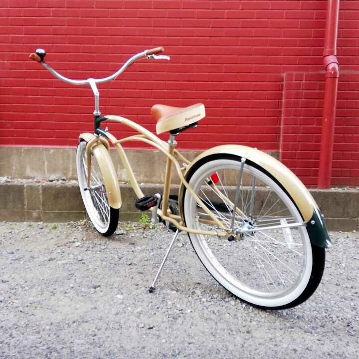楽天市場】自転車 RAINBOW PCH101 26 CRUISER 江ノ電 レインボー 