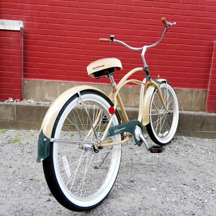 楽天市場】自転車 RAINBOW PCH101 26 CRUISER 江ノ電 レインボー 