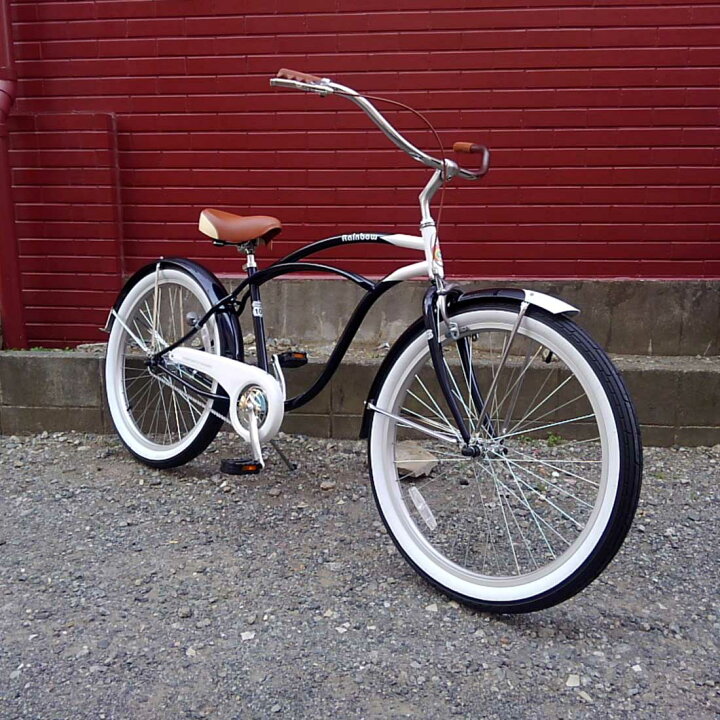 楽天市場】自転車 RAINBOW PCH101 26 CRUISER YOUNG-NAVY  
